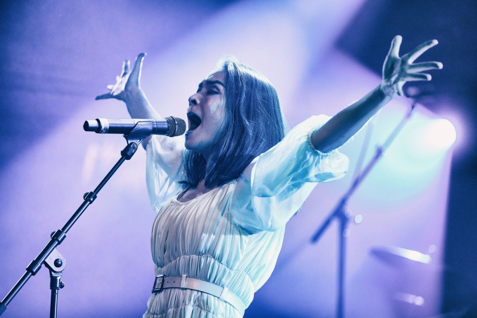 Mitski au Montreux Jazz Festival photographiée par Michel Juvet