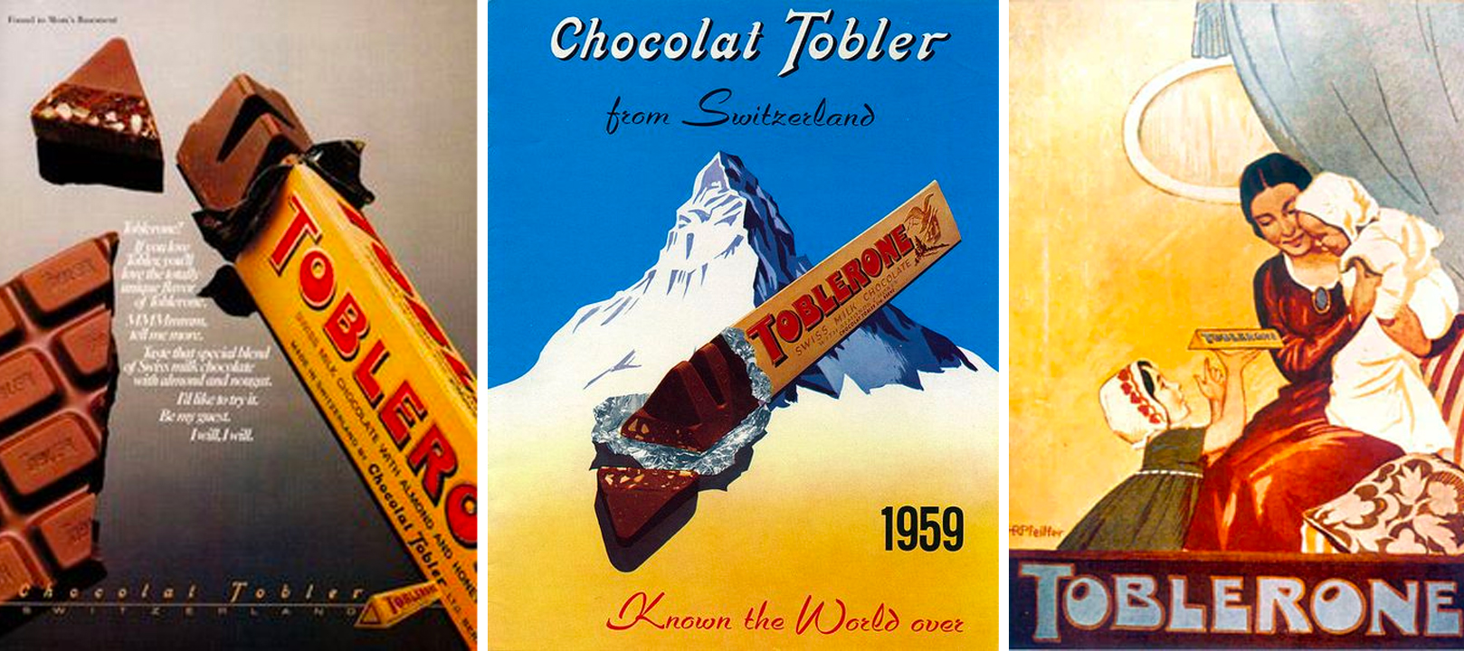 Toblerone - Les célèbres barres chocolatés aux messages rigolos !