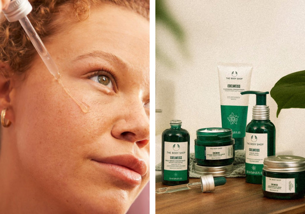 The Body Shop gamme Edelweiss ©The Body Shop