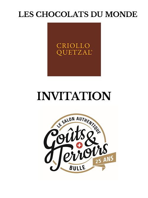 Invitations Criollo Quetzal au salon Gouts & Terroirs 2025
