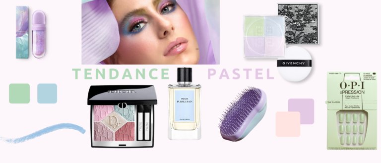 Moodboard tendance beauté pastel