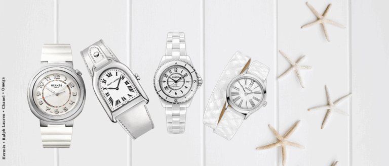 Montres blanches été 2025