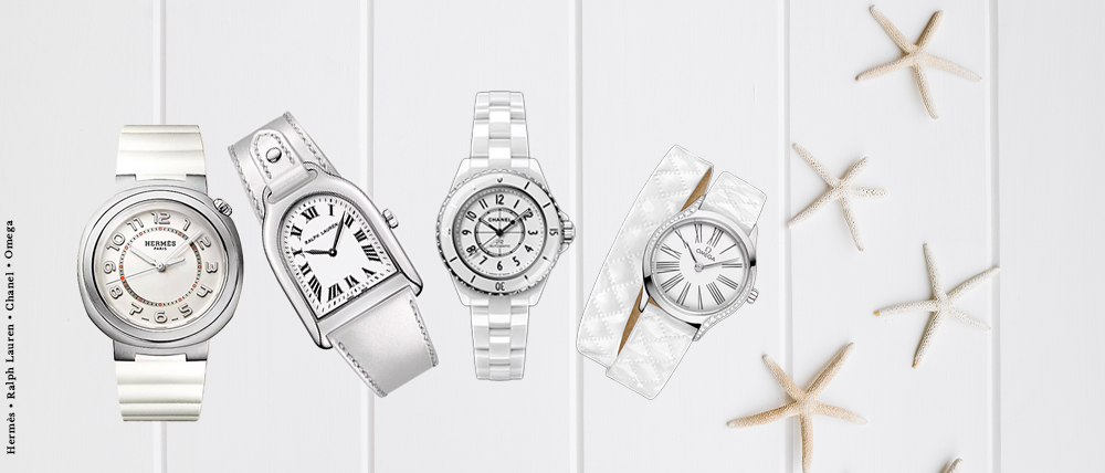 Montres blanches été 2025
