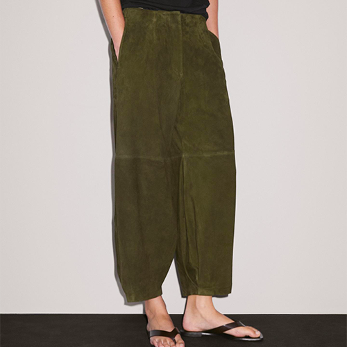 pantalon Massio Dutti vert kaki