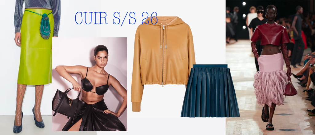 Mode cuir S/S 2026