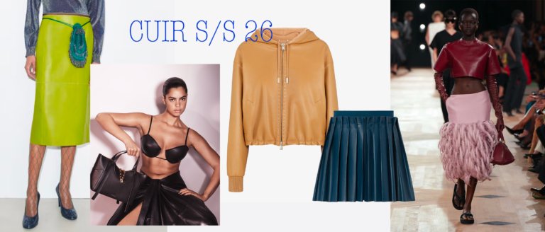 Mode cuir S/S 2026