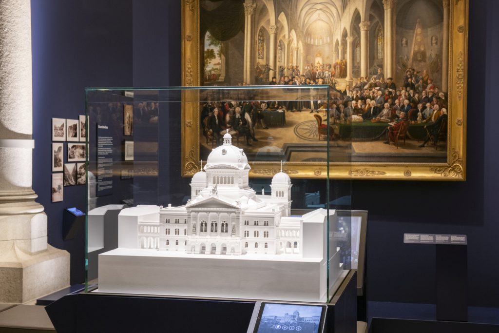 Maquette du parlement fédéral suisse
