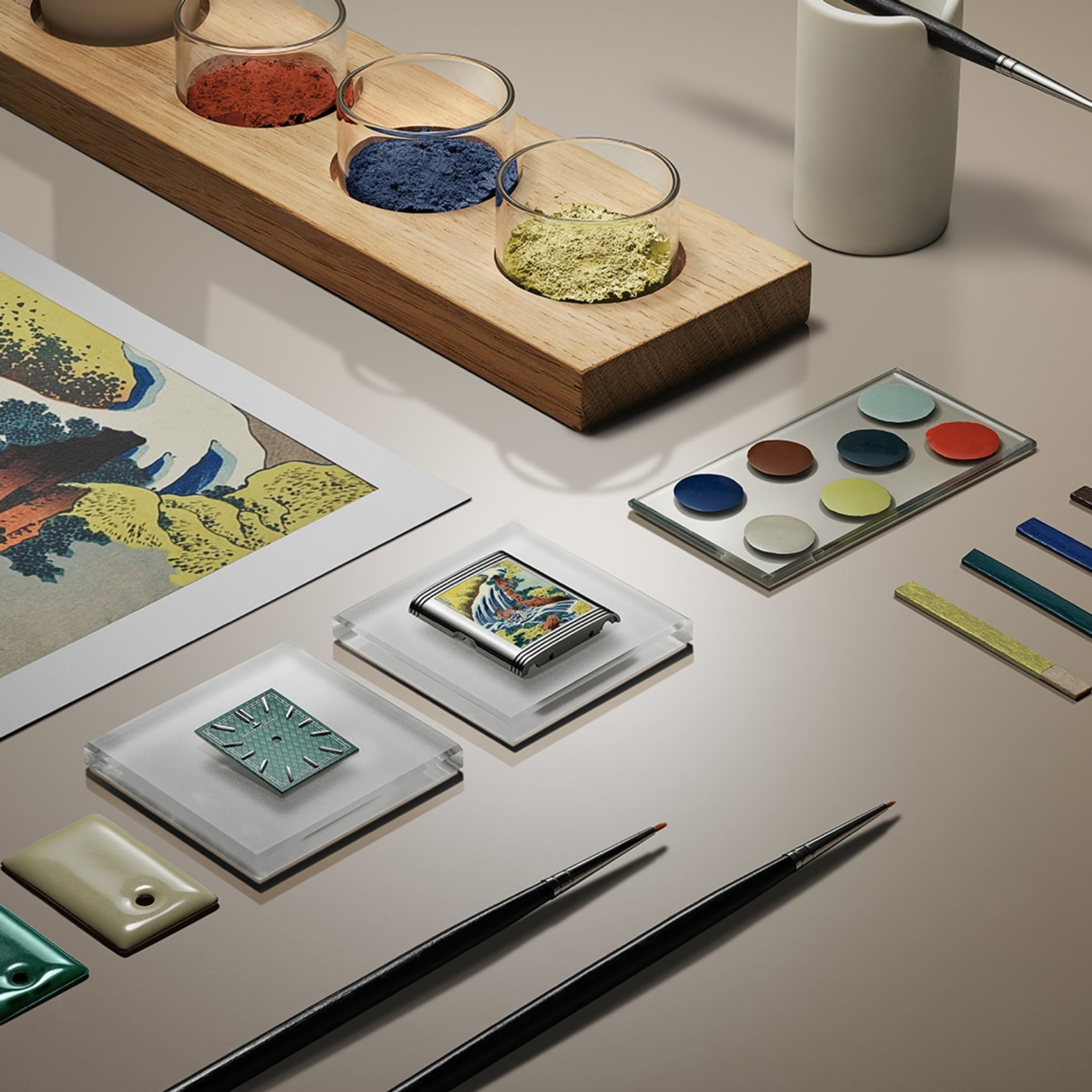 Jaeger-LeCoultre Reverso Tribute Enamel Hokusai 